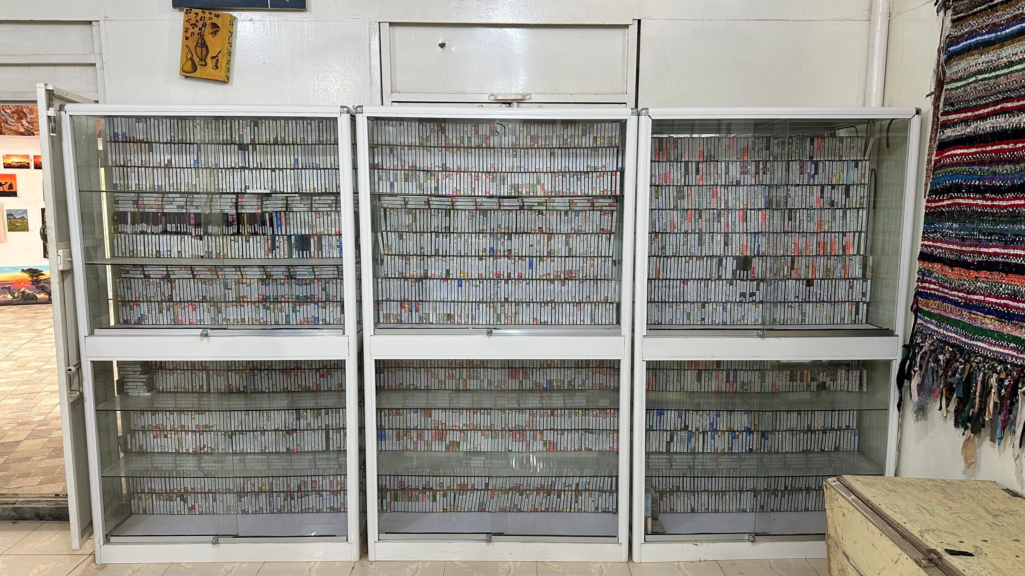 Thousands of tapes make up the extensive audio collection of cultural heritage at the Hargeysa Cultural Center.