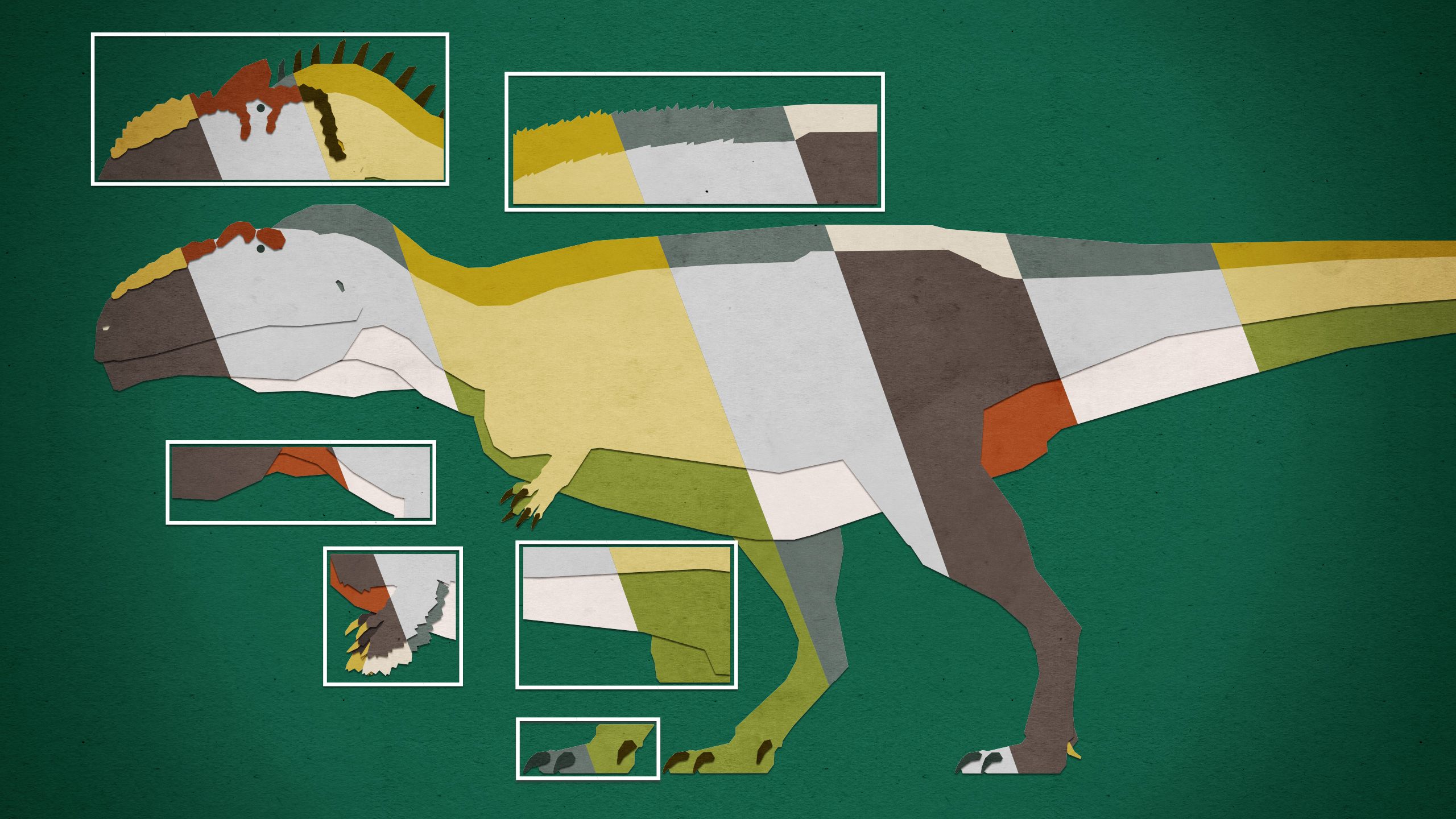 Bellettini uses animation to bring accurate dinosaurs to life, like this <em>Giganotosaurus</em>.