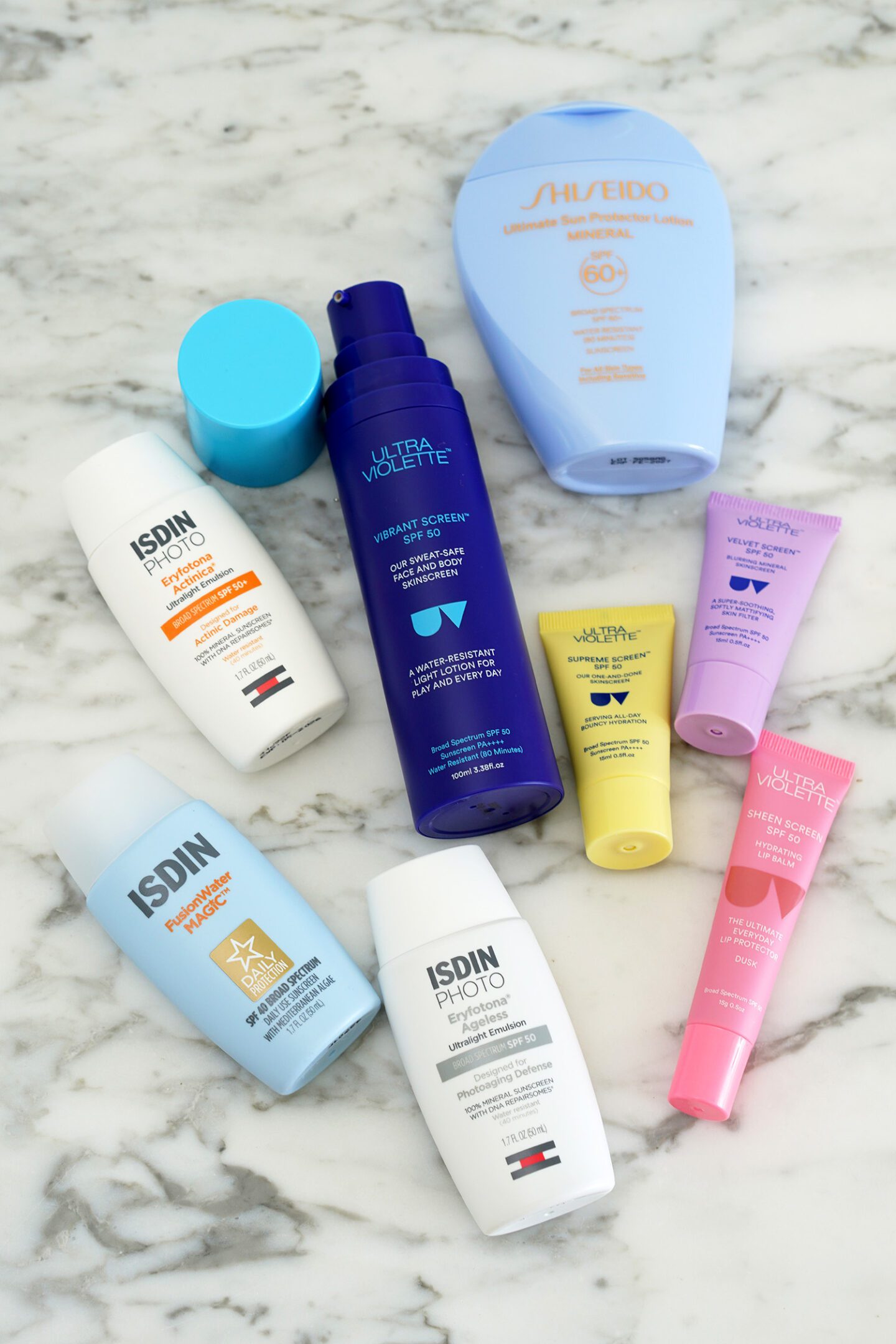 Sunscreen Buys Shiseido, Ultra Violette, ISDIN