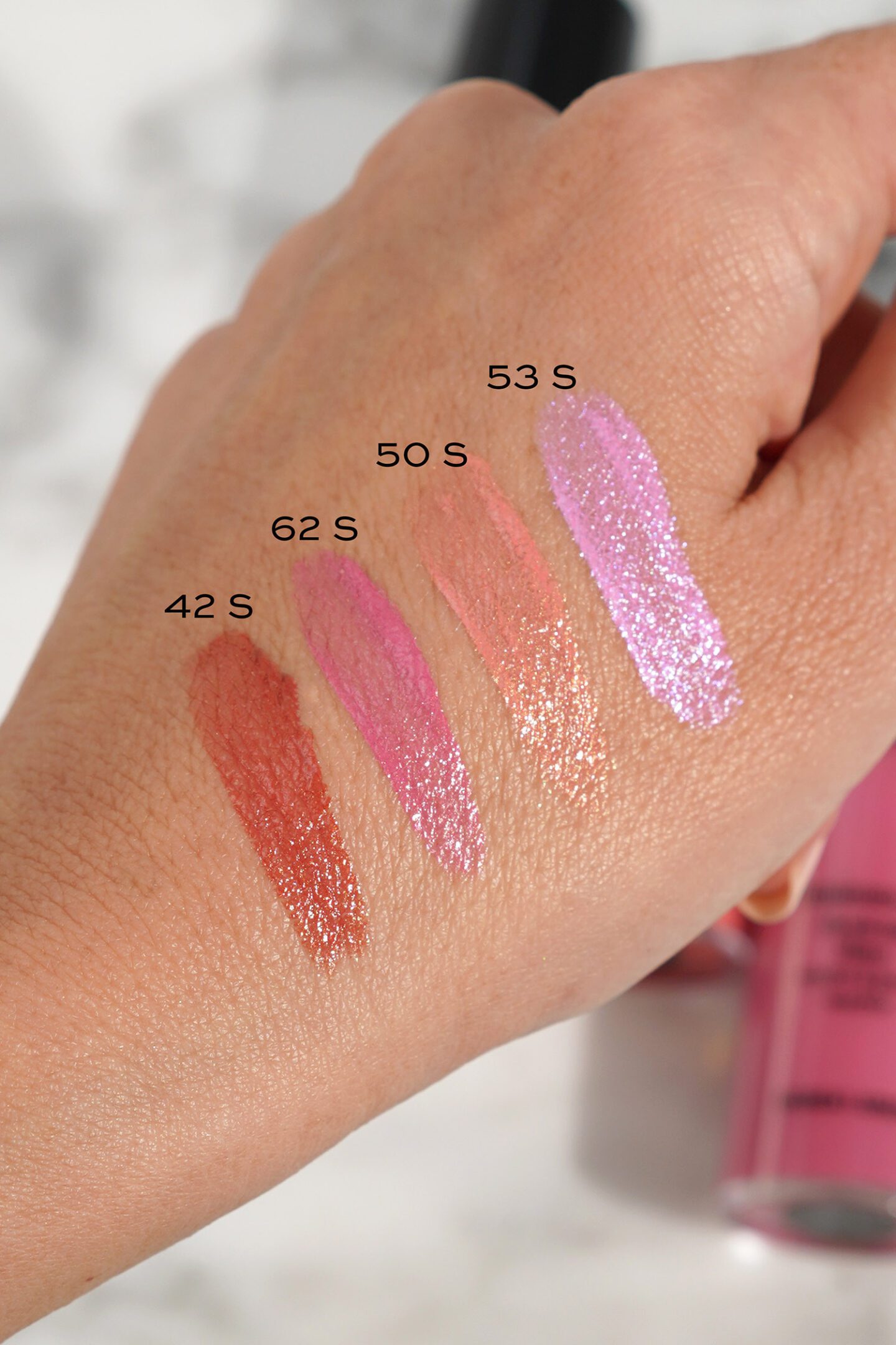Armani Luminous Silk Cheek Tint Shine swatches
