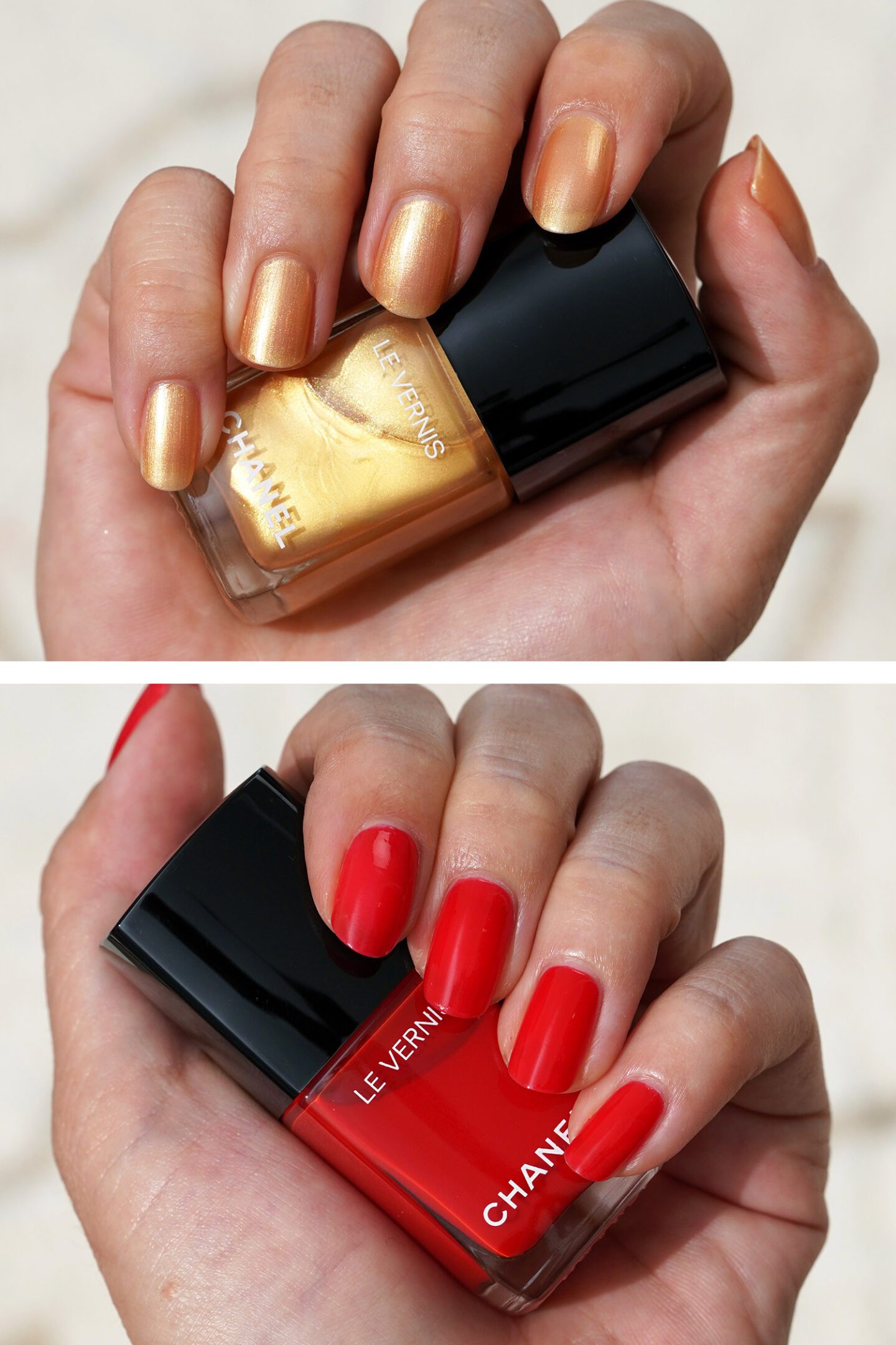 Chanel Le Vernis Solaire and Incandescente