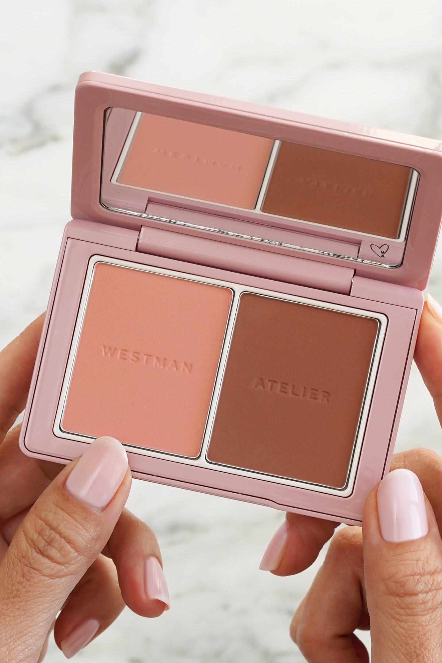 Westman Atelier Baby Cheeks Powder Blush Duo Coquette/Mimi