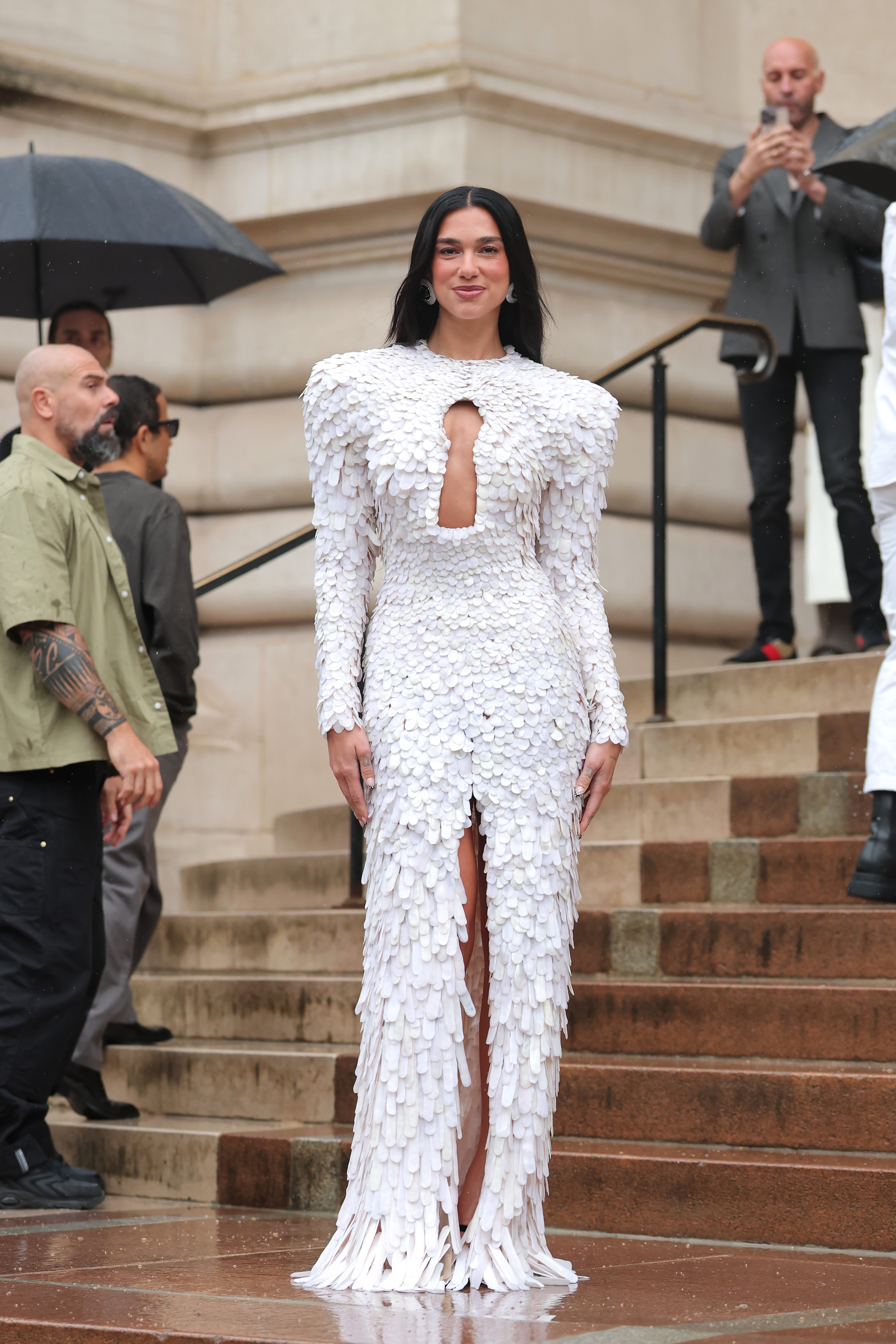 Dua Lipa at Schiaparelli runway show