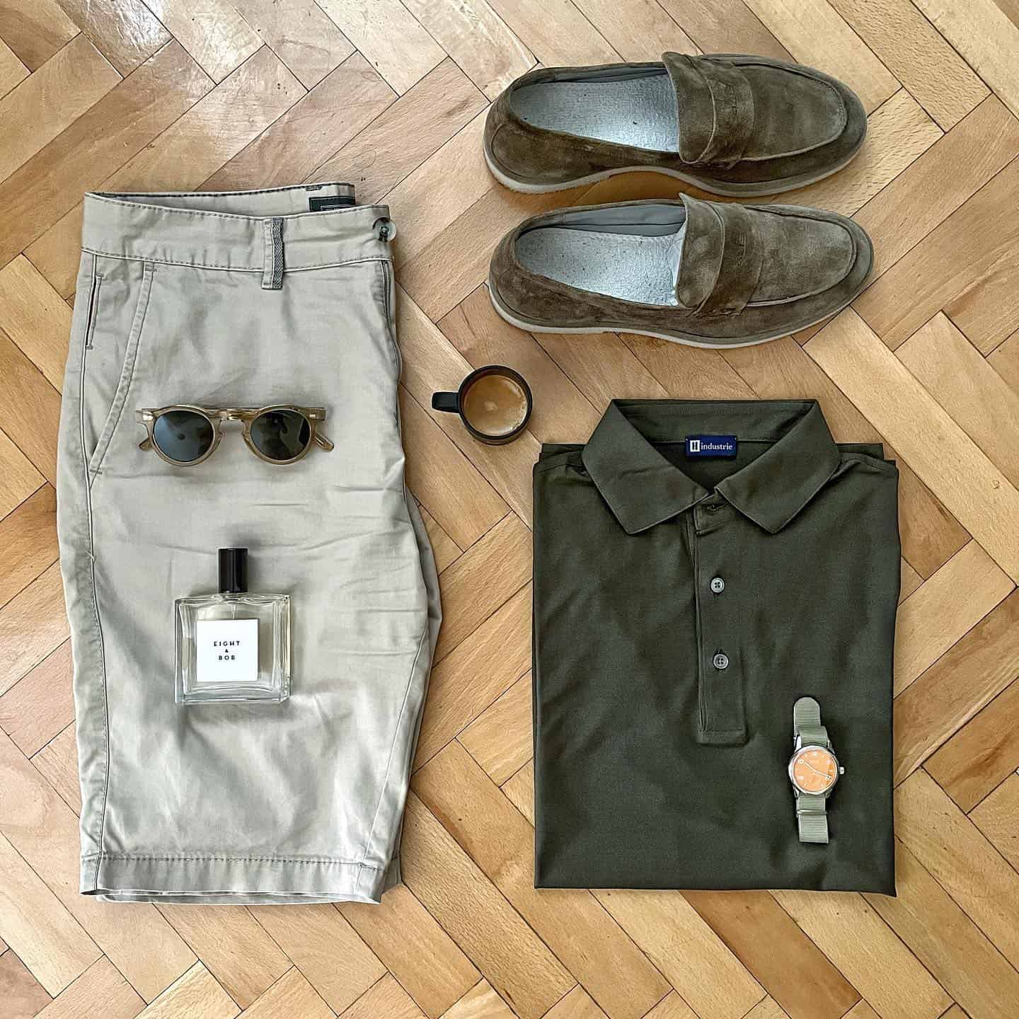 preparing the outfit for the day