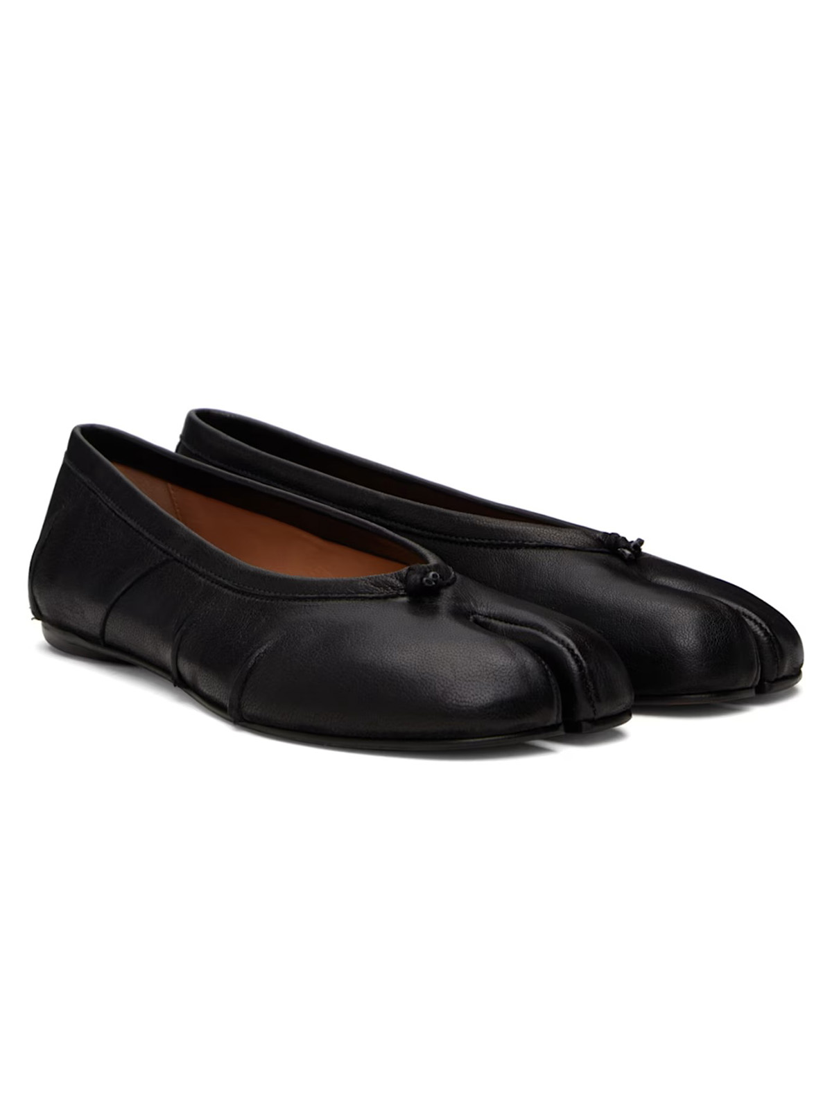 Black Tabi New Ballerina Flats