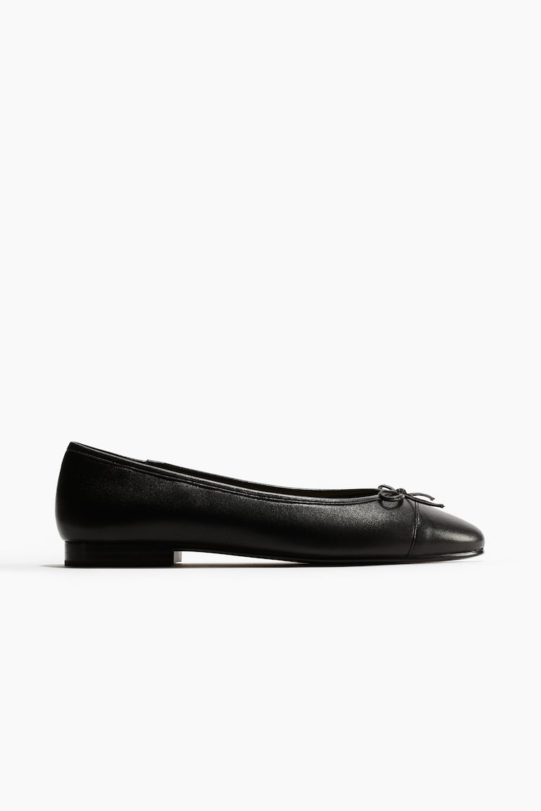 Leather Ballet Flats