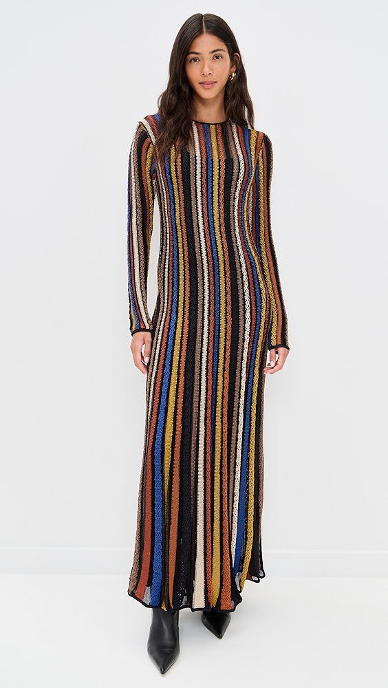 Ulla Johnson Albie Knit Long Sleeve Knit Dress