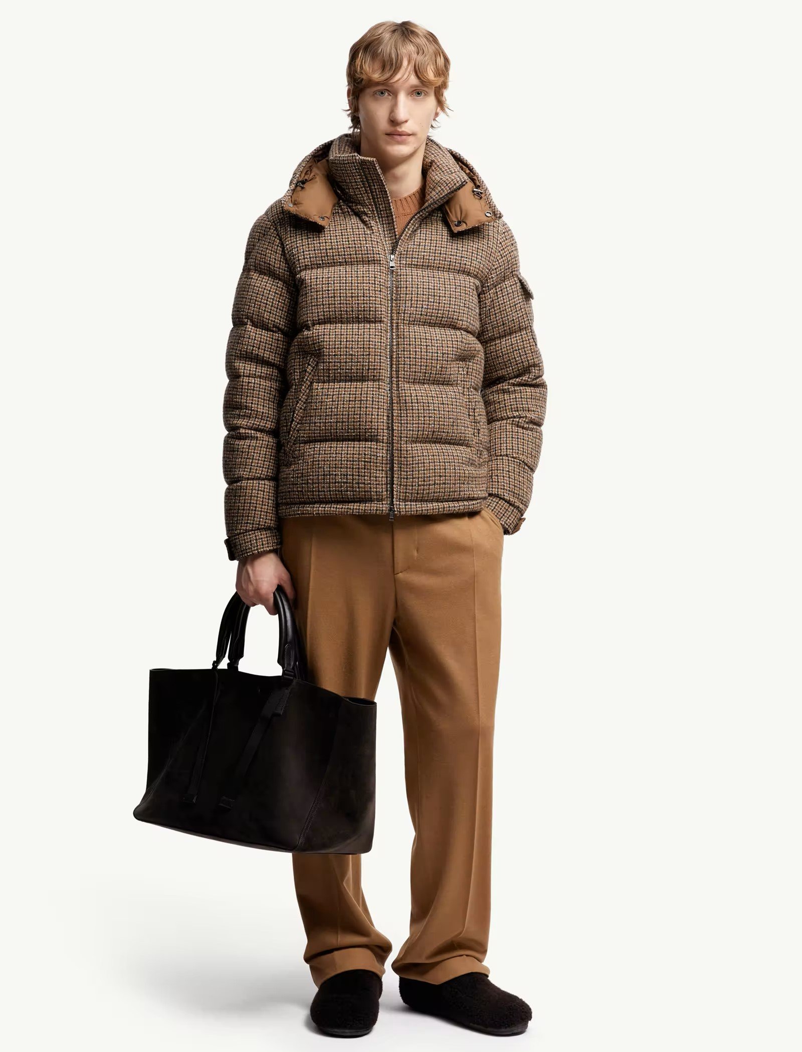 Montgenevre Wool Blend Bouclé Down Jacket